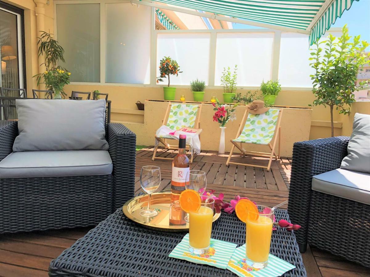 Appartement Cosy Calme Central-Terrasse Proche Palais คานส์ ภายนอก รูปภาพ